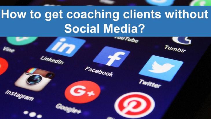 تسويق مشروع الكوتشينغ دون وسائل التواصل الاجتماعي